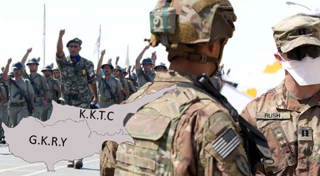 Ada'da bir tehlikeli adım daha: ABD GKRY ordusunu eğitecek! KKTC'den jet hızında tepki görseli