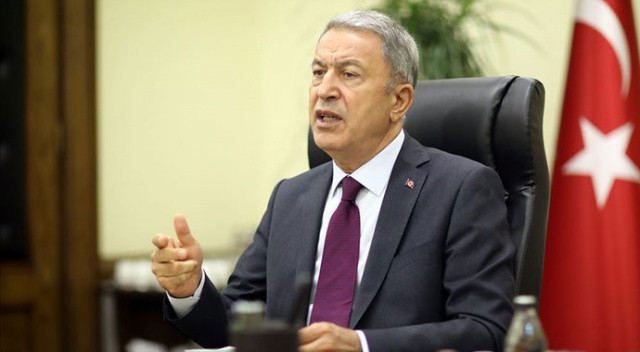 Bakan Akar'dan Yunanistan teşhisi: Mitomaniye yakalanmışlar görseli