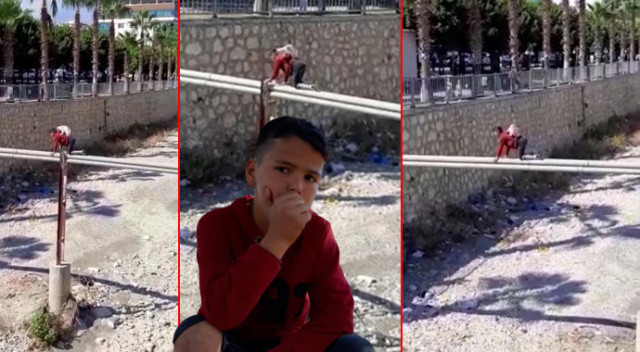 Günün kahramanı Mersin'den Suriyeli Ahmet: Canı pahasına kediyi kurtardı görseli